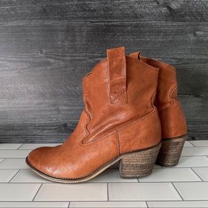 Lavorazione Artigiana Honey Brown Leather Boots 7